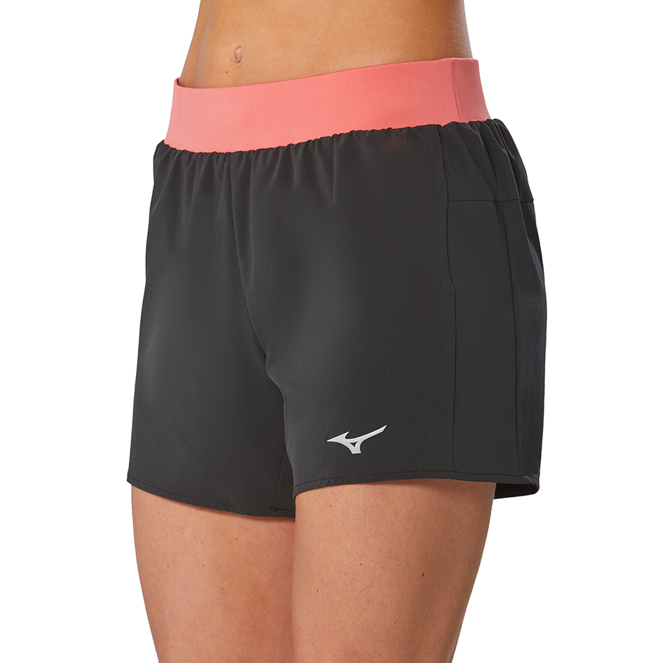 Mizuno Alpha 4.5 Short Black/Sunkissed Coral