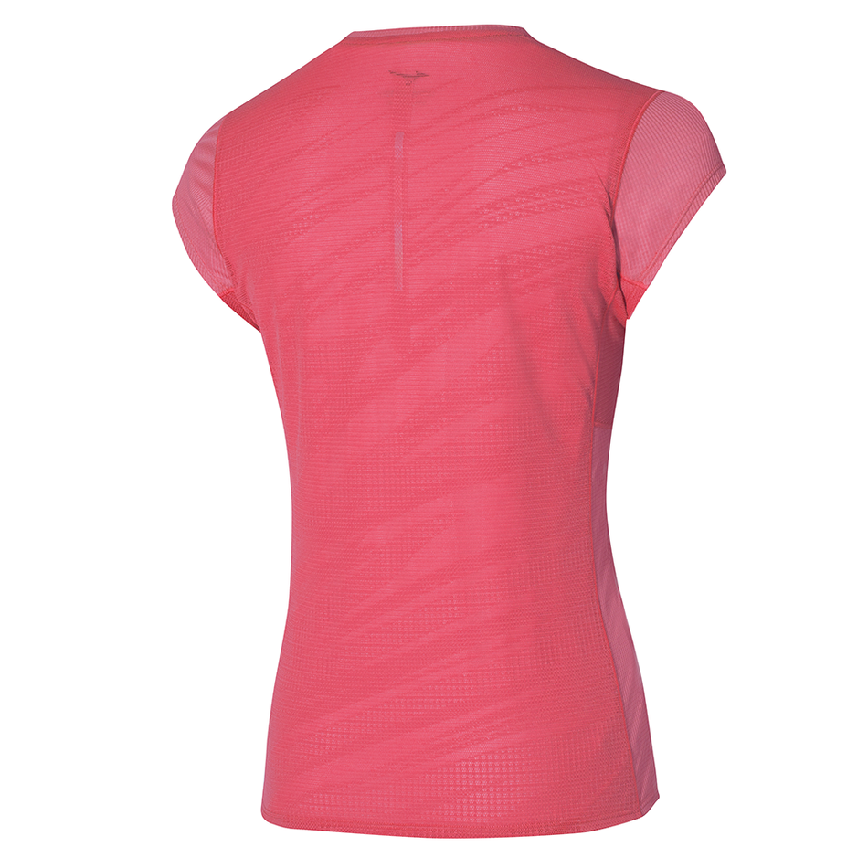 Mizuno Aero Tee Sunkissed Coral