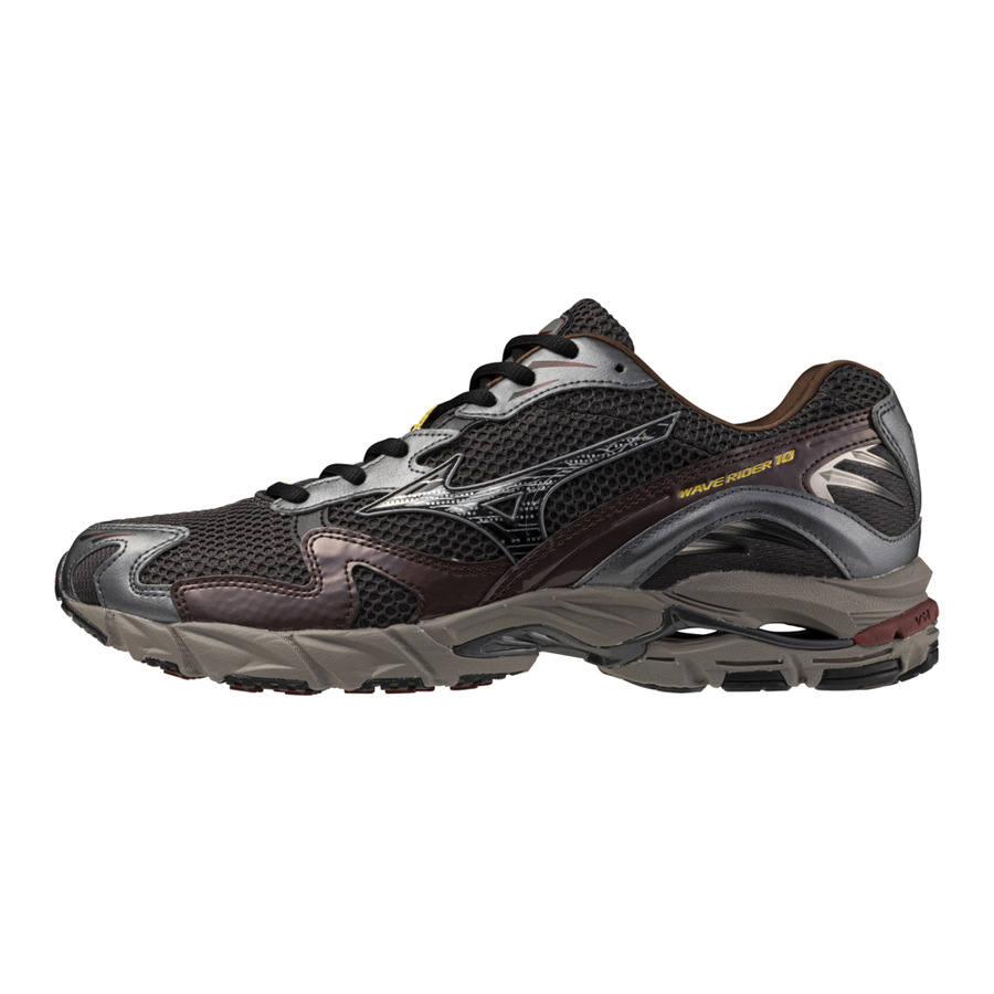 Mizuno WAVE RIDER 10 Black Sand/Black/Chicory Coffee
