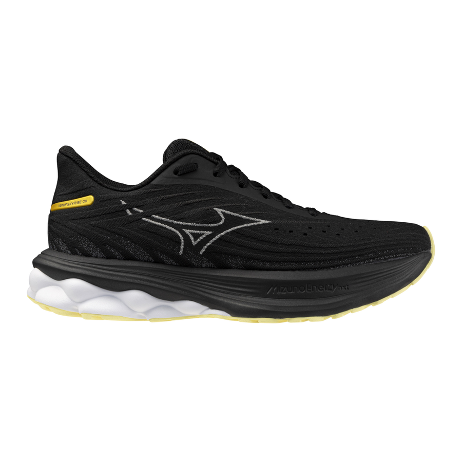 Mizuno WAVE SKYRISE 6 Black/Snow White/Glowing Cream
