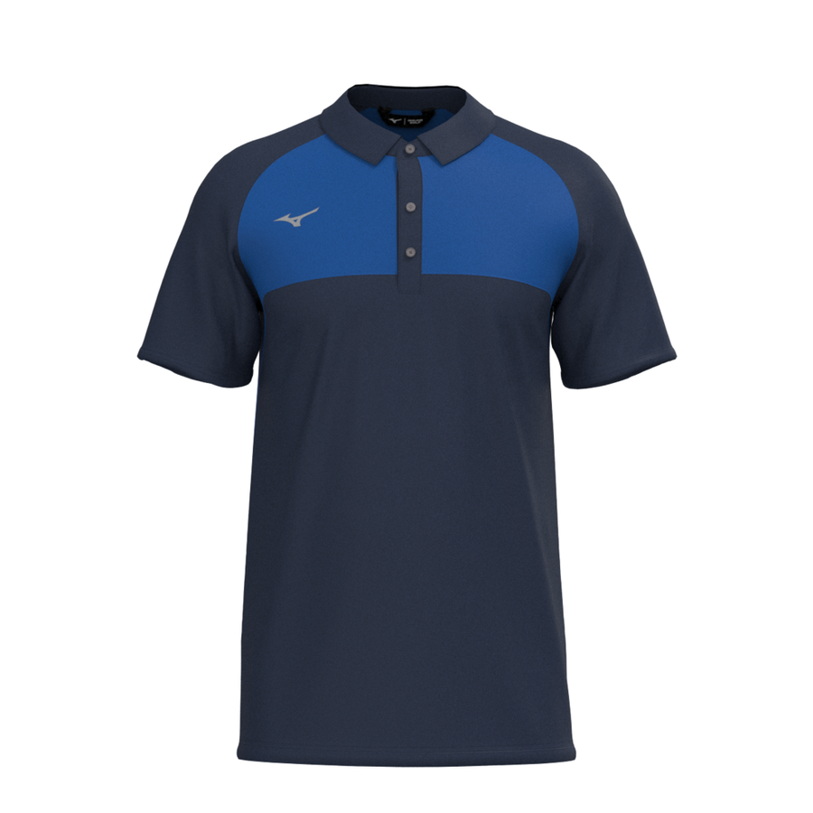 Mizuno Contrast Golf Polo Shirt - Navy Mizuno Contrast Golf Polo Shirt - Navy