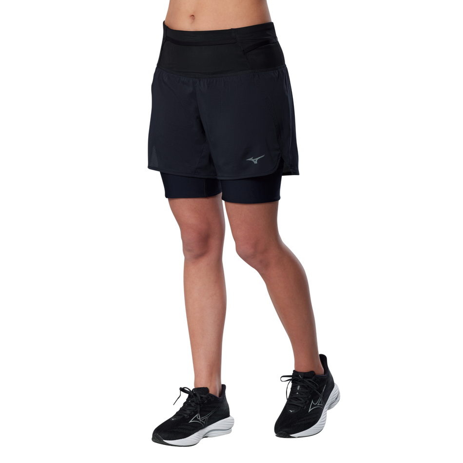 Mizuno Trail Multipocket2in1Short(W) Black