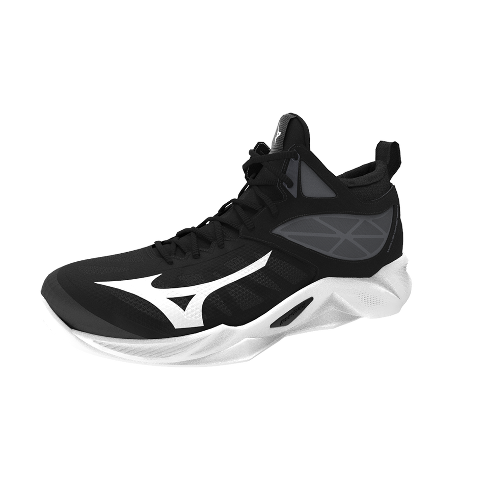 Mizuno Wave Dimension Mid Black/White/Ebony
