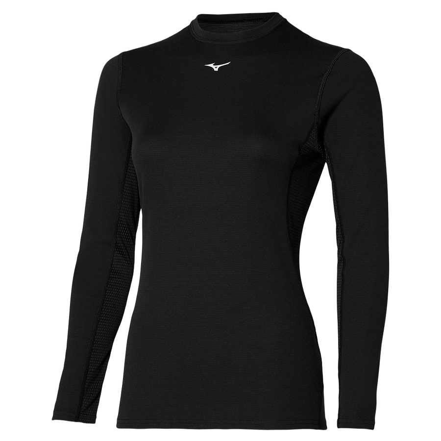 Mizuno Mid Weight Crew Black