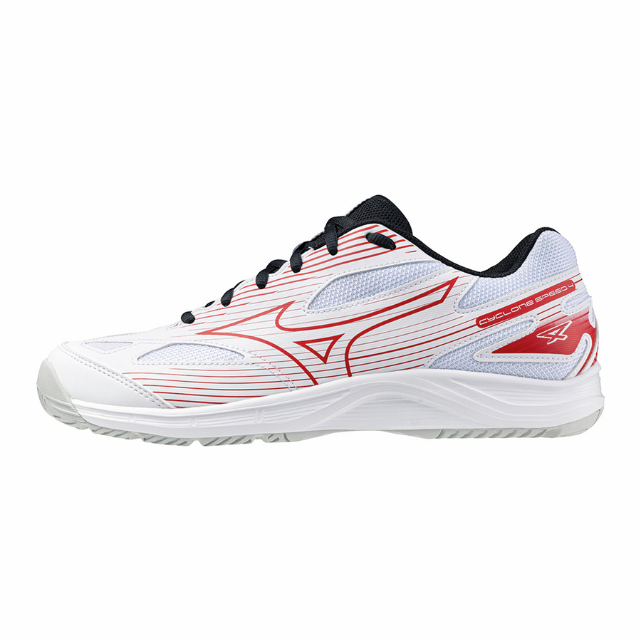 Mizuno CYCLONE SPEED 4 White/salsa/vulcan