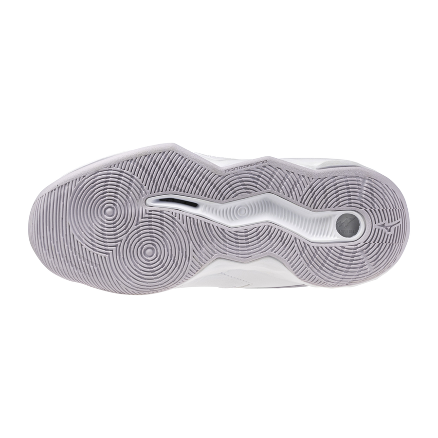 Mizuno WAVE DIMENSION MID White/VioletIndigo/CamelliaRos