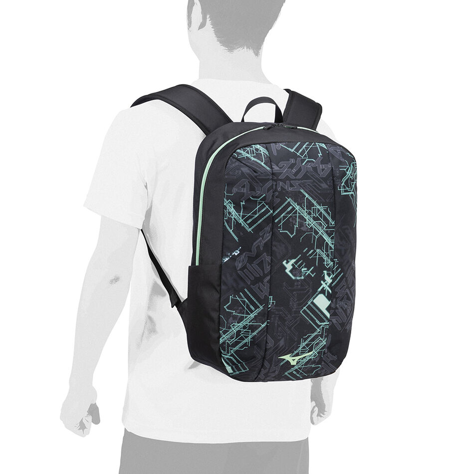 Mizuno GB BACKPACK WASO 25L Black/lime