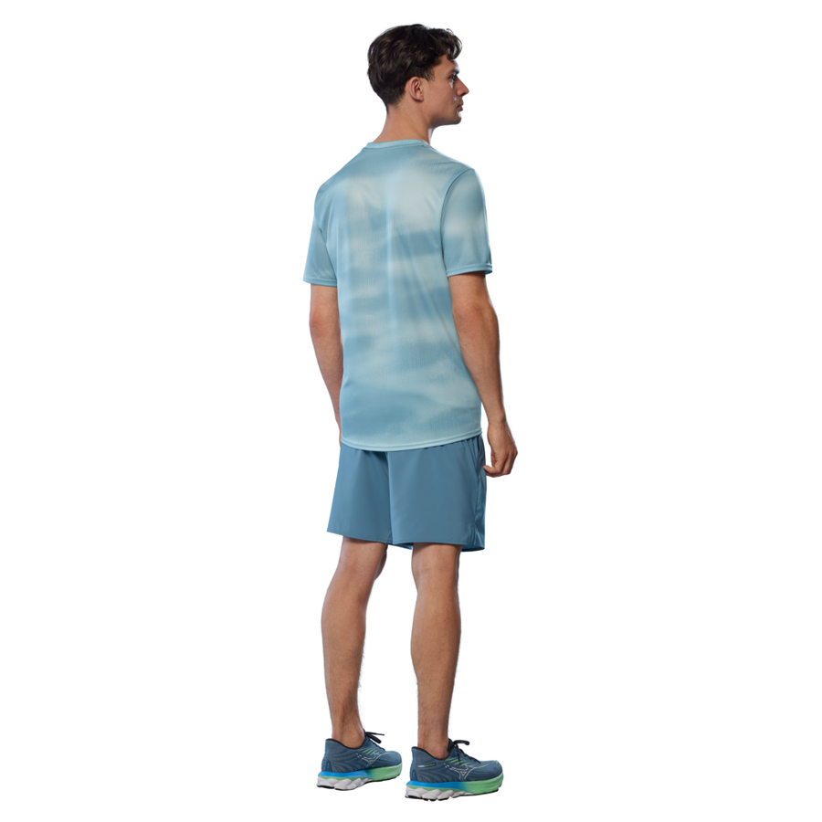Mizuno CORE GRAPHIC T-SHIRT Cloud blue