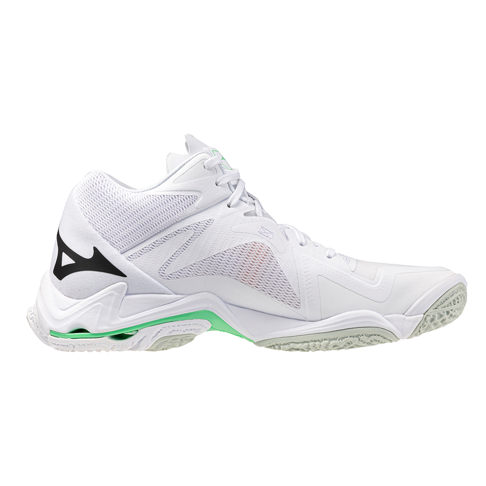 Mizuno WAVE LIGHTNING Z8 MID White/Black/Frozen Emerald