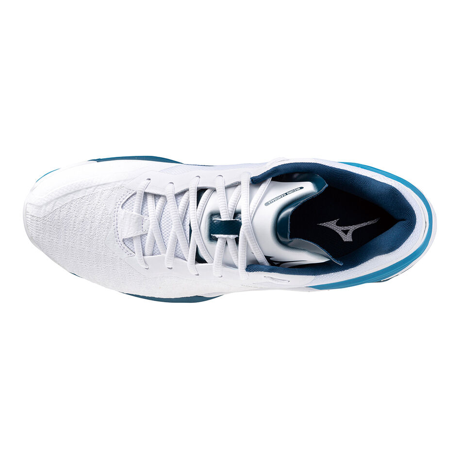 Mizuno Wave Stealth Neo White/Silver/Sailor Blue