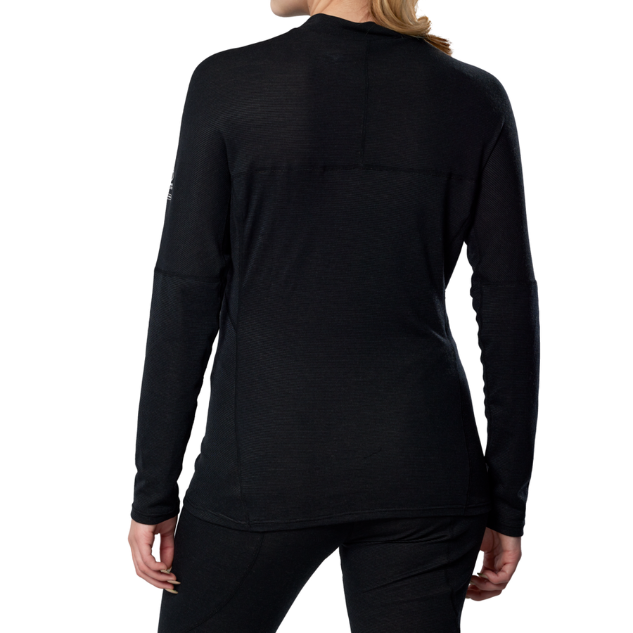 Mizuno Premium Merino Wool Half Zip Black