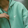 Mizuno ATHLETICS SWEAT JACKET Dusty jade