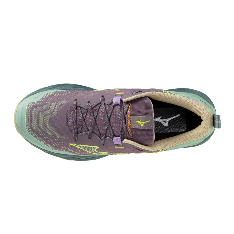 Mizuno WAVE DAICHI 9 Granite Green/Fortune Yellow/P