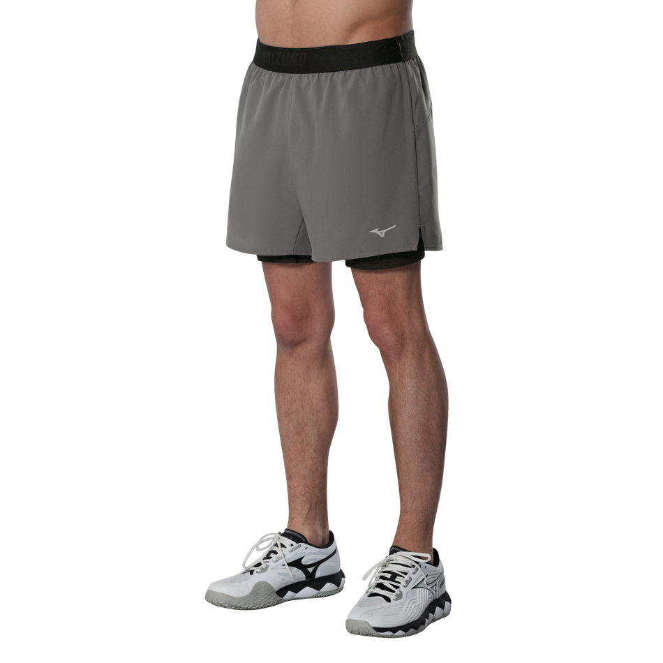 Mizuno Core 5.5 Inches 2in1 Short(M) Lava Smoke