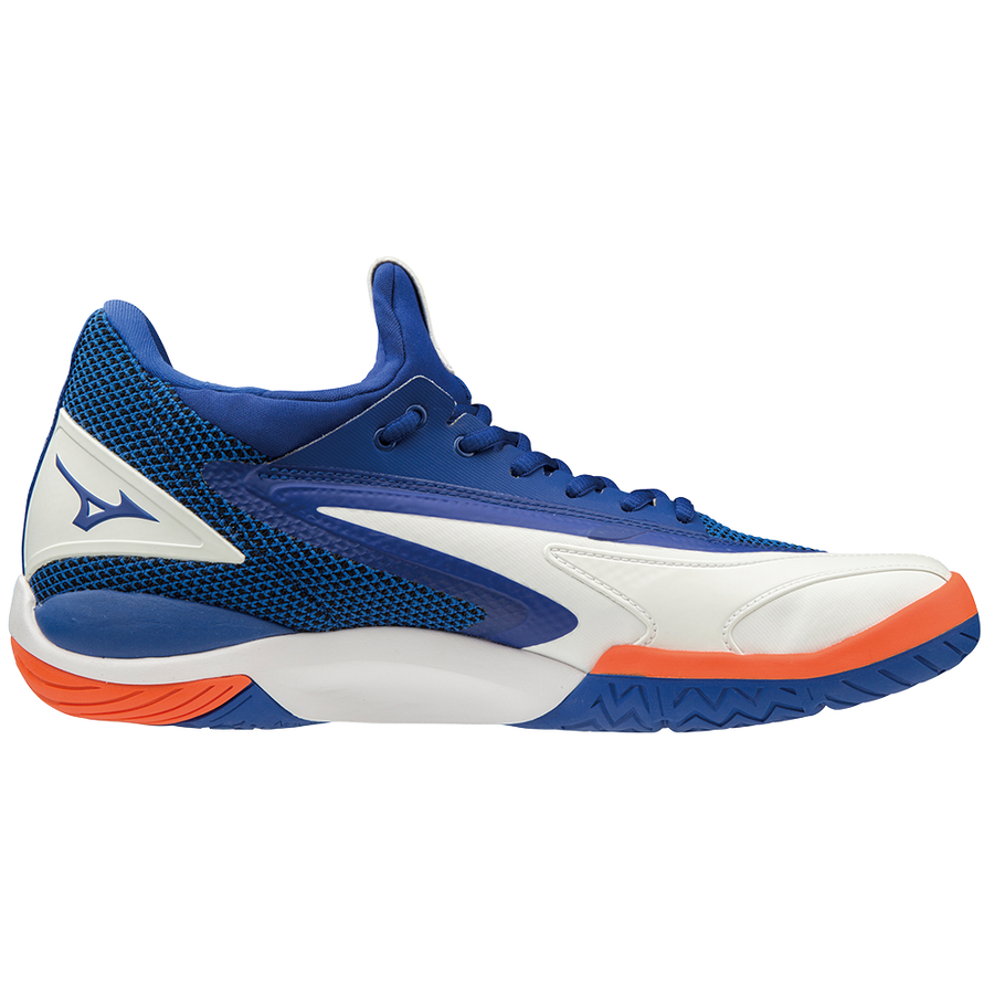 Mizuno WAVE IMPULSE AC White/RBlue/Nasturtium