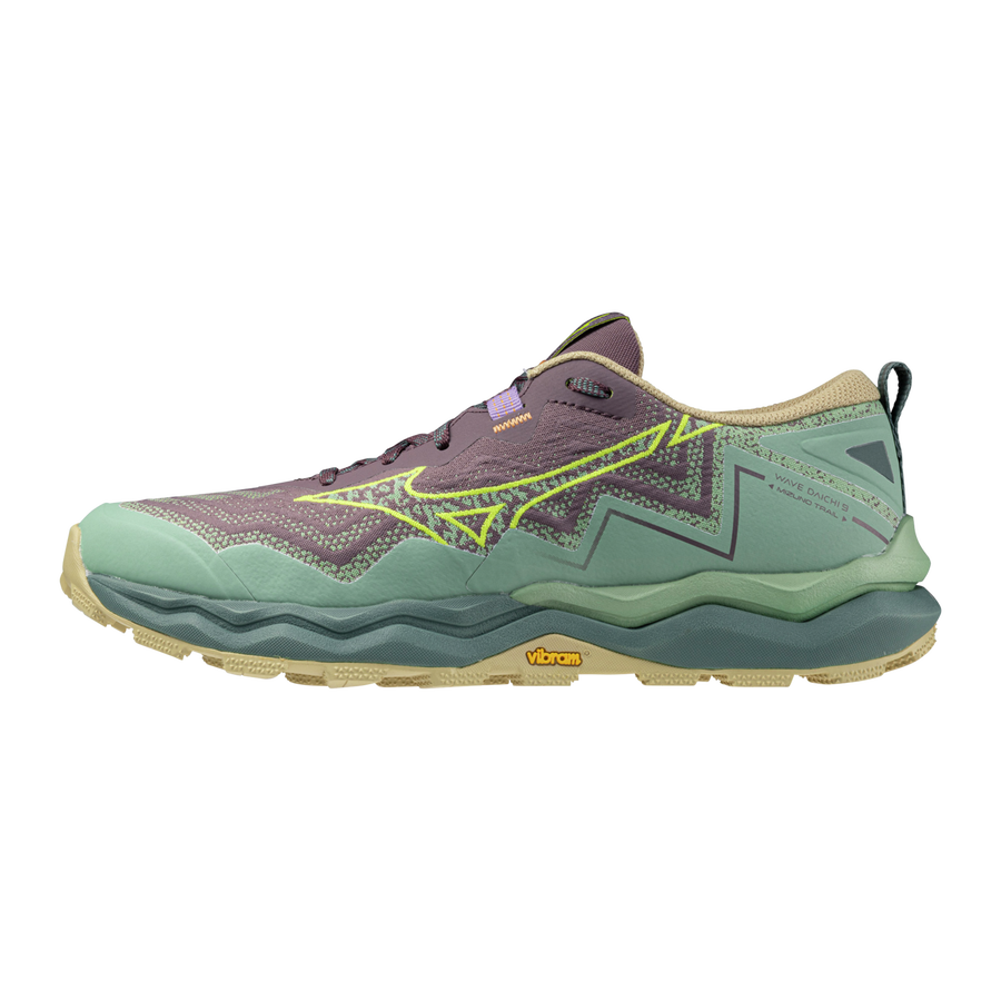 Mizuno WAVE DAICHI 9 Granite Green/Fortune Yellow/P