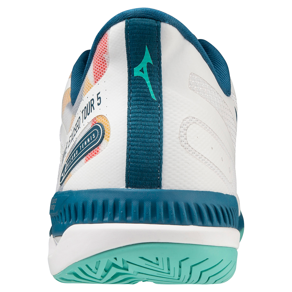 Mizuno Wave Exceed Tour 5 AC Wht/MoroccanB/Turquoise