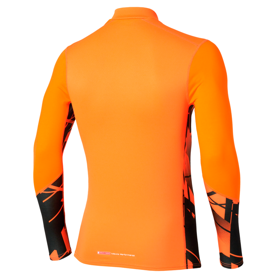 Mizuno Virtual Body G5 Half Zip Tangelo / Black