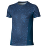 Mizuno Graphic Short Sleeve Tee(M) Estate Blue