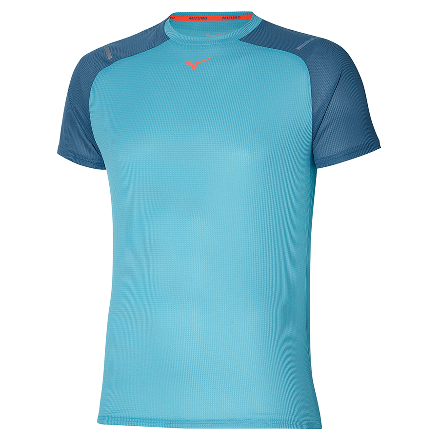 Mizuno DryAeroFlow Tee Maui Blue