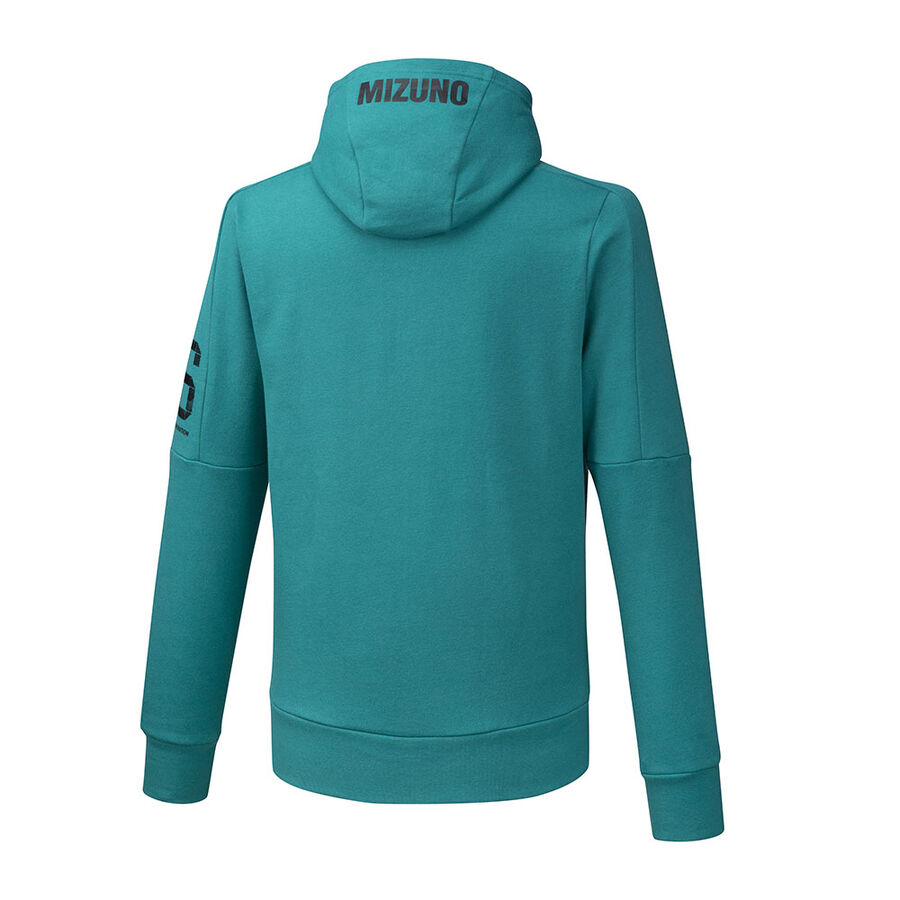 Mizuno Heritage Zip Hoody Blue Grass