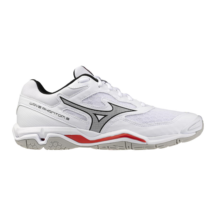 Mizuno WAVE PHANTOM 3 White/Black/Fiery Red