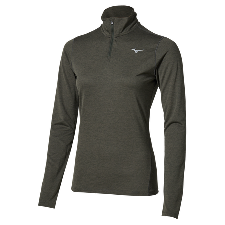 Core impulse half zip long sleeve tee 
