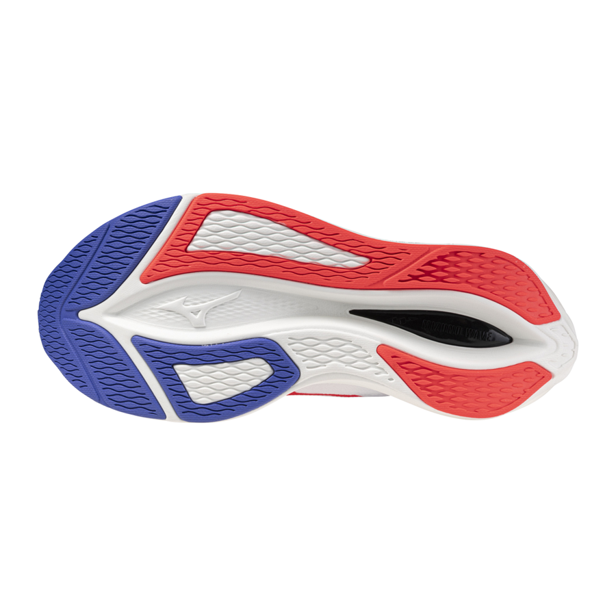 Mizuno WAVE REBELLION FLASH 3 White/Fiery Coral 2/Iris Bloom