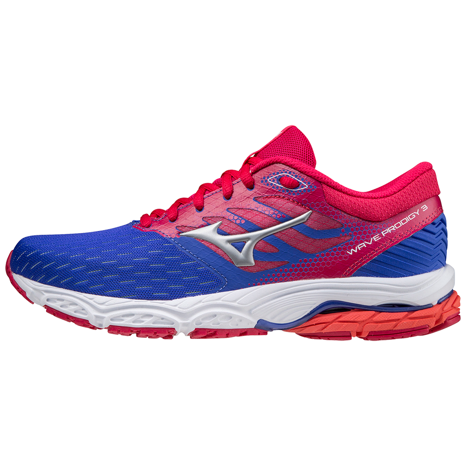 Mizuno Wave Prodigy 3 VBlue/Silver/RoseRed