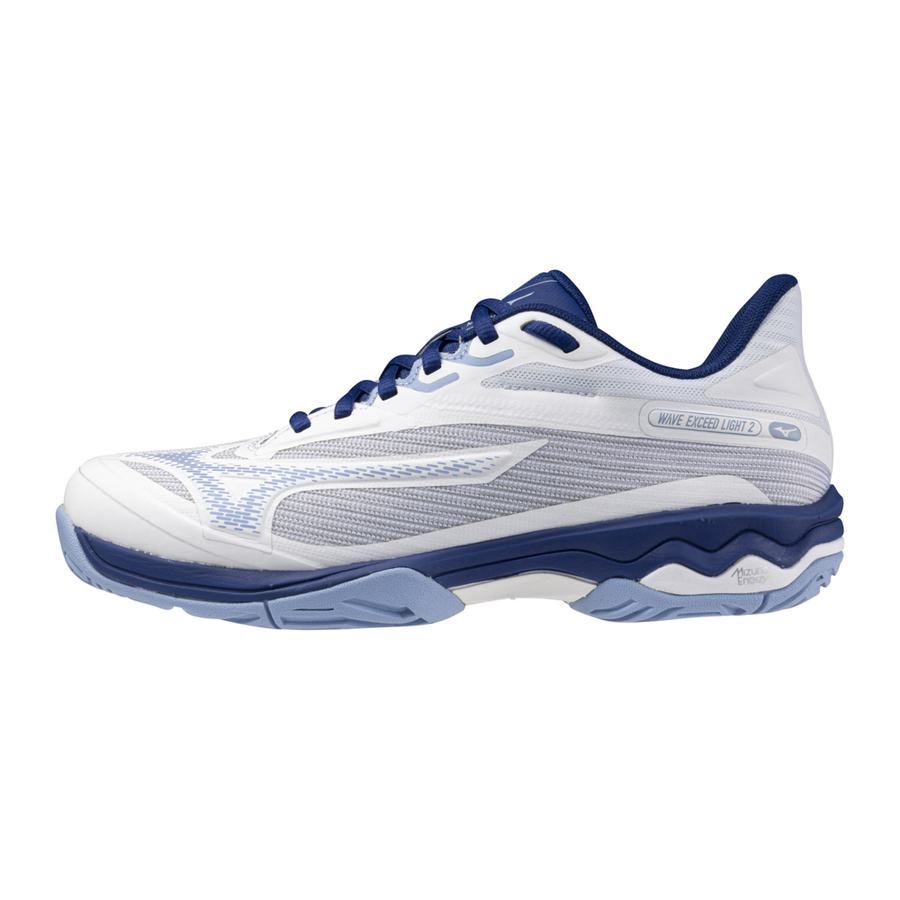 Mizuno WAVE EXCEED LIGHT 2 AC White/BellwetherBlue/BelAirBlu
