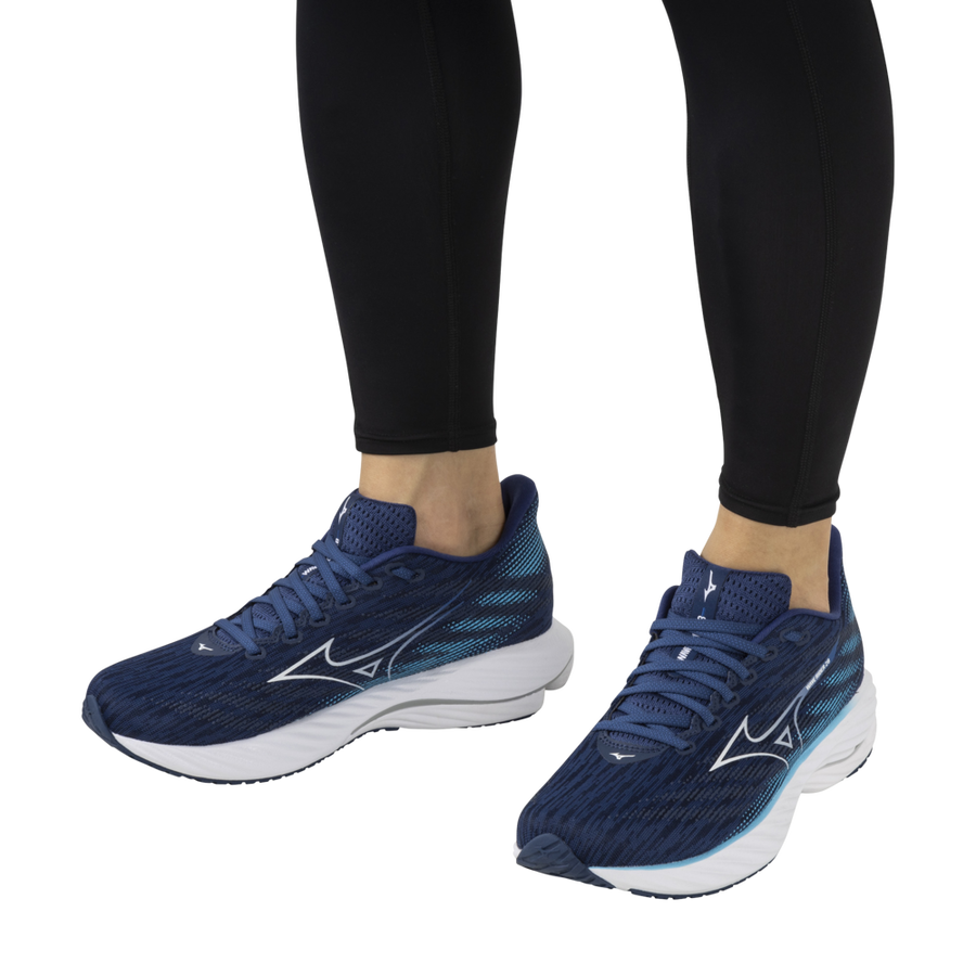 Mizuno WAVE RIDER 28 Estate blue/white/river blue