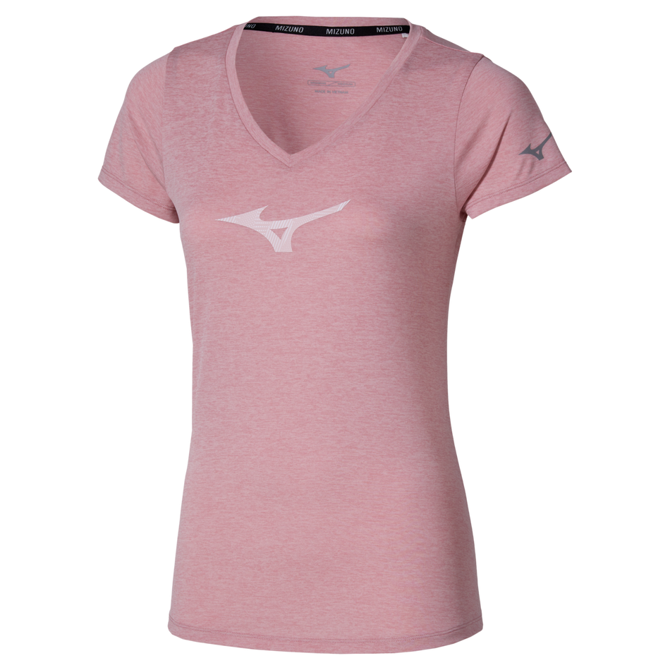Mizuno Short Sleeve Tee(W) Rose Elegance