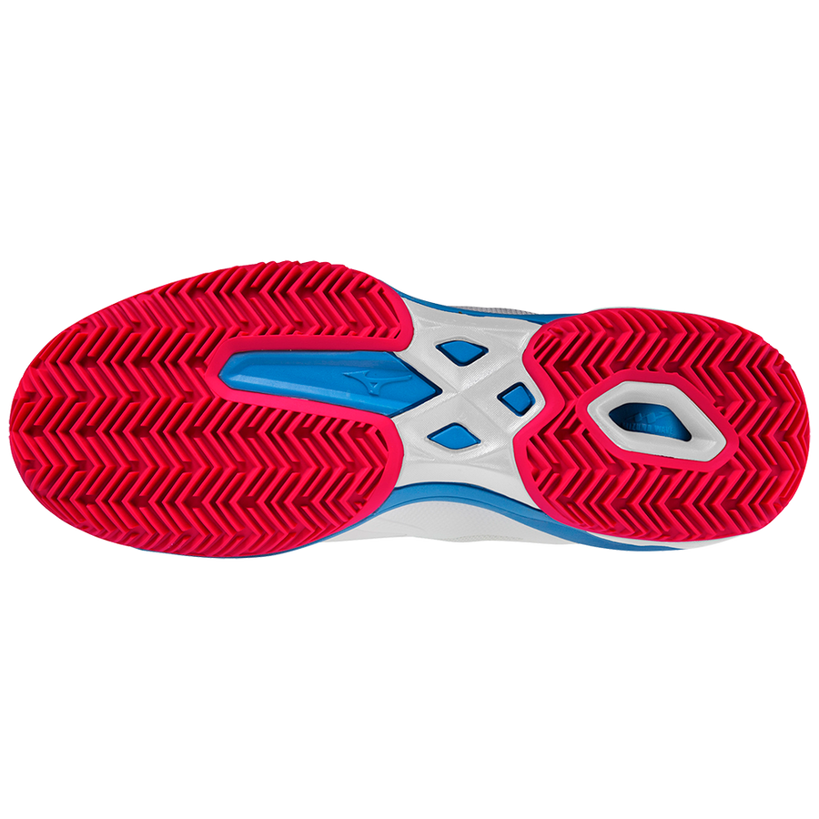 Mizuno Wave Exceed Light Padel White/Opera Red/Prace Blue
