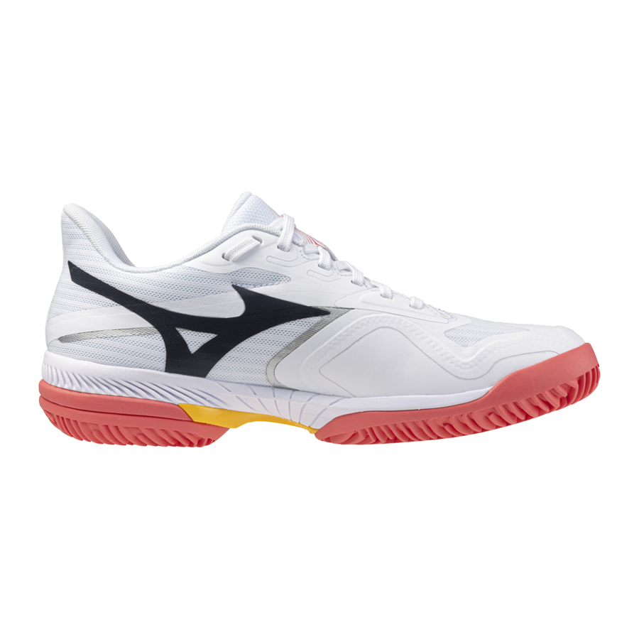 Mizuno WAVE EXCEED COURT CC White/Calypso Coral/Citrus