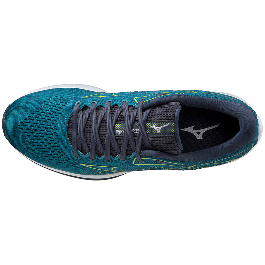 Mizuno Wave Rider 25 HarborBlue/LimeGreen/IIn