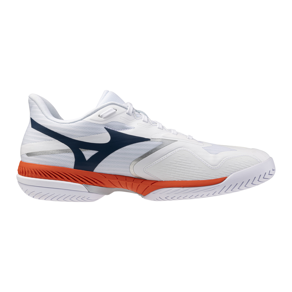 Mizuno WAVE EXCEED COURT AC White/insignia Blue/orange.com