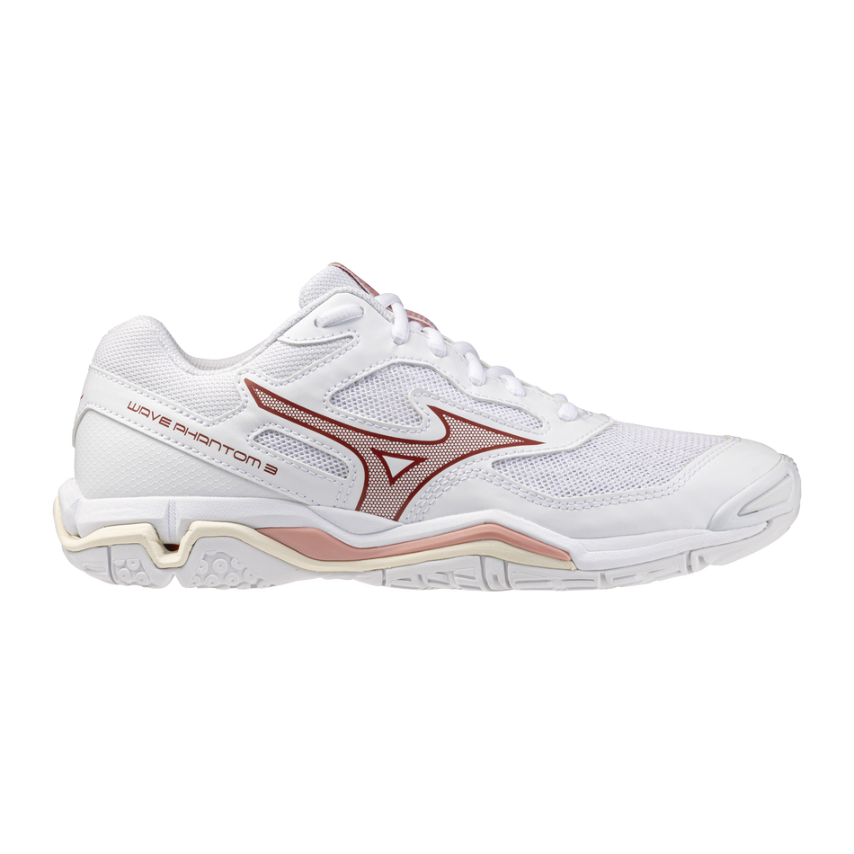 Mizuno WAVE PHANTOM 3 White/Rose Elegance/Lava Falls