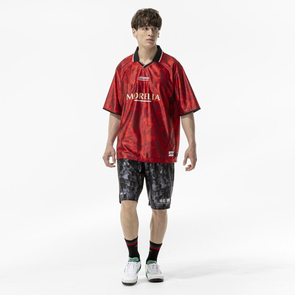 MORELIA OFF RETRO TEE HALFSLEEVE - Red - Football T-Shirts
