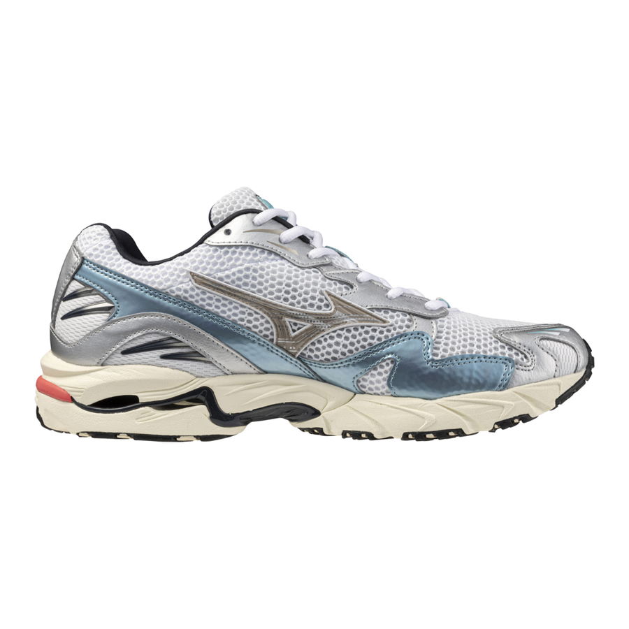 Mizuno WAVE RIDER 10 White/Vintage Khaki/Reef Waters