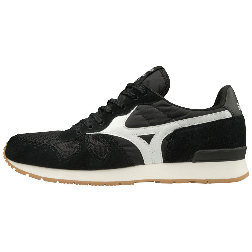 Mizuno ML87 Runbird White Black Gum Men Running Casual Shoes Sneaker D1GA1905-01 