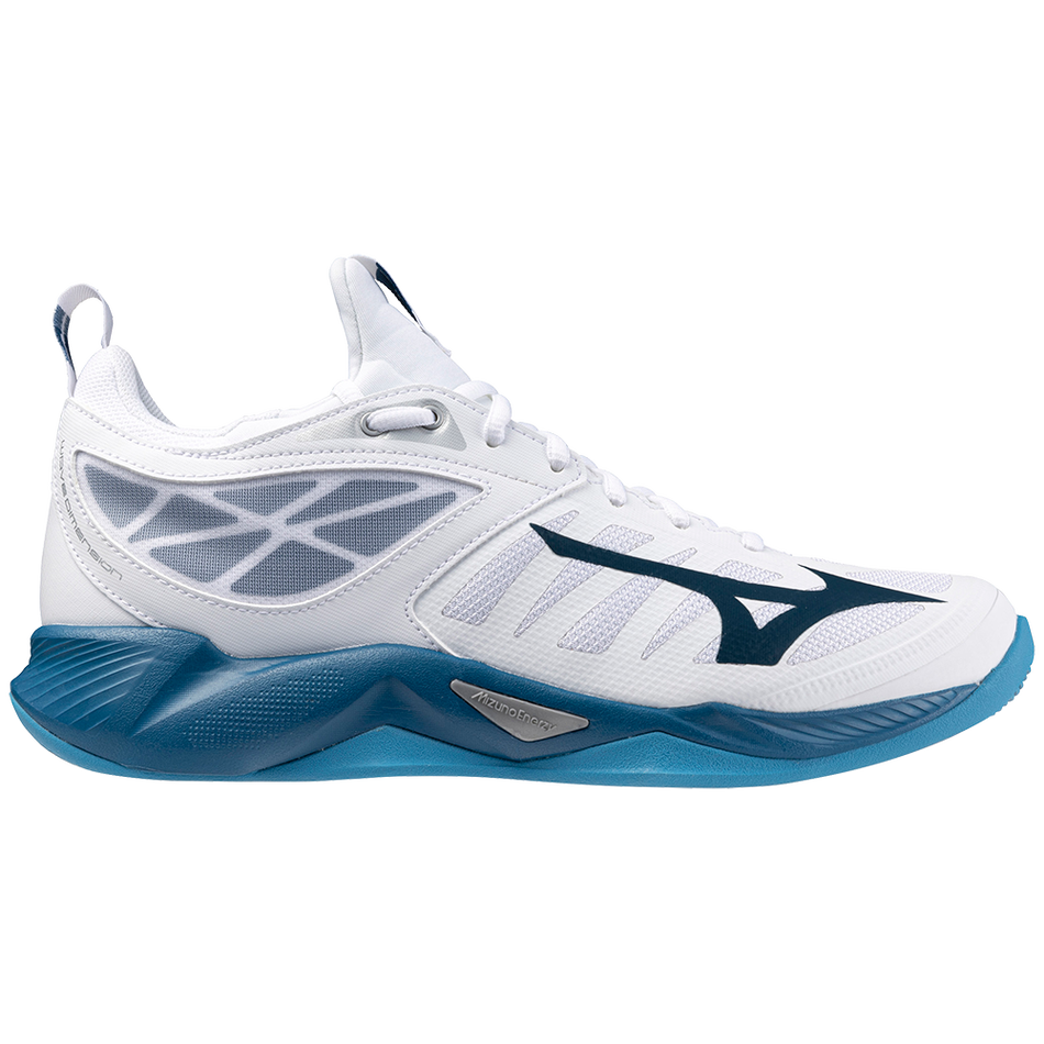 Mizuno WAVE DIMENSION White/Sailor Blue/Silver