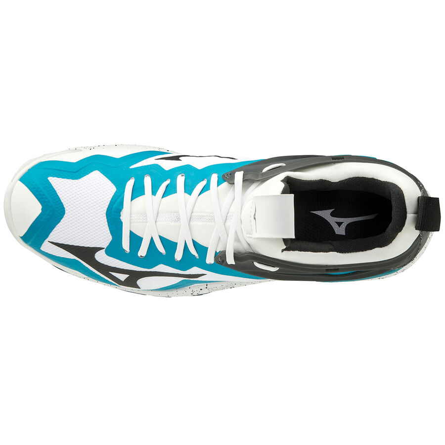 Mizuno WAVE MIRAGE 3 Wht/Blk/EnamelBlue
