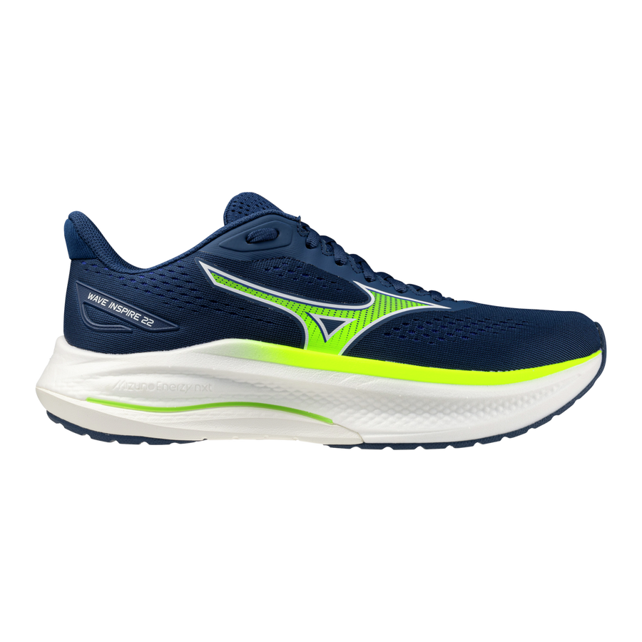 Mizuno WAVE INSPIRE 22 Estate Blue/Lightning Yellow/Lightning Yellow