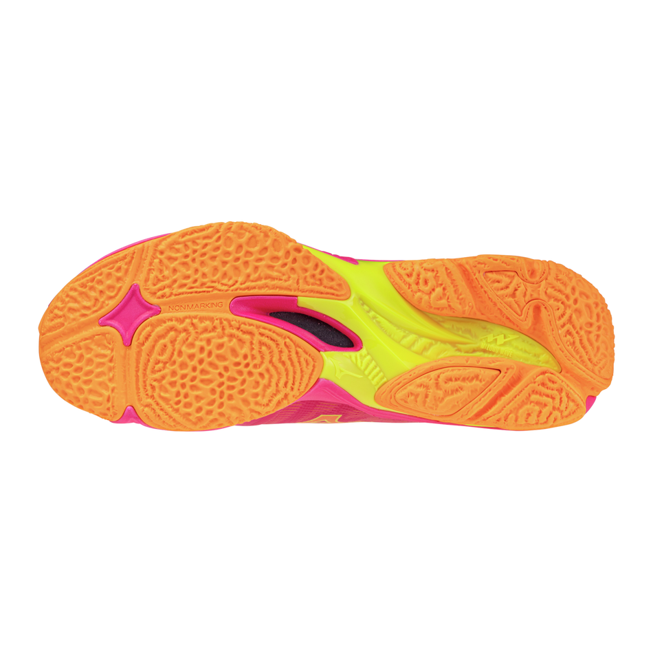 Mizuno WAVE LIGHTNING ELITE Pink Tetra/Fortune Yellow/Light Orange