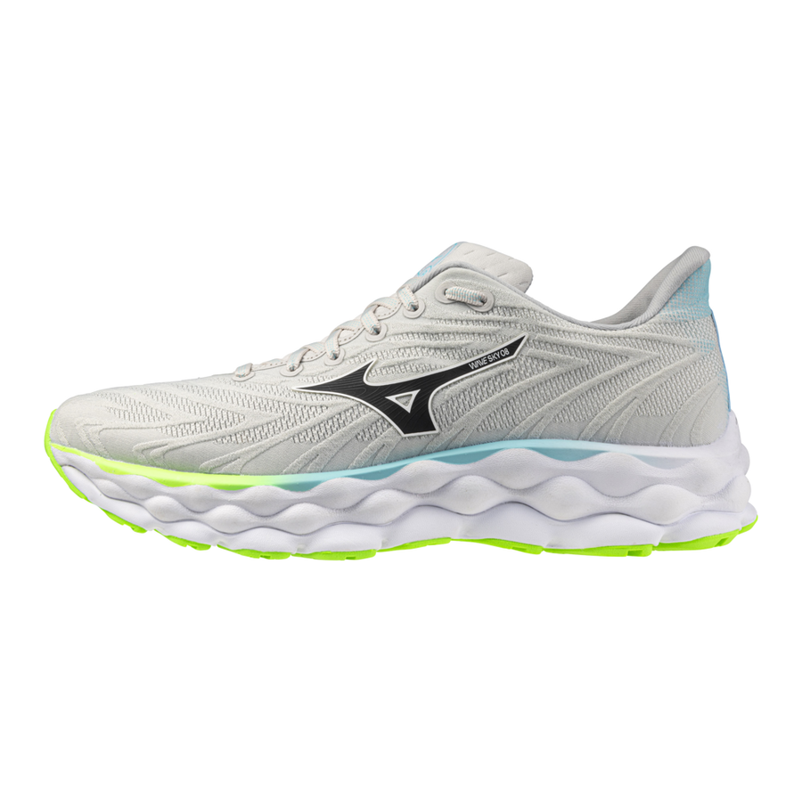 Mizuno WAVE SKY 8 Nimbus Cloud/Black/Green Gecko