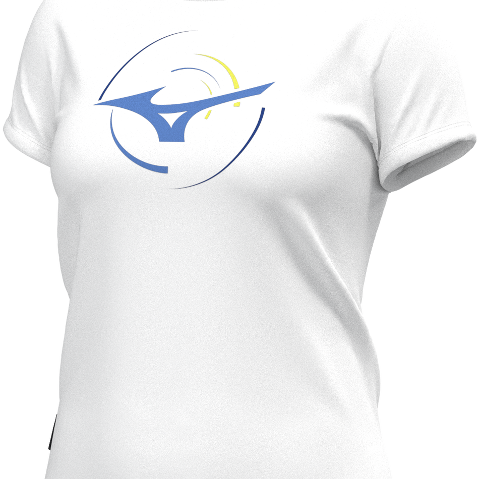 Mizuno Athletic RB T-shirt(W) WHITE
