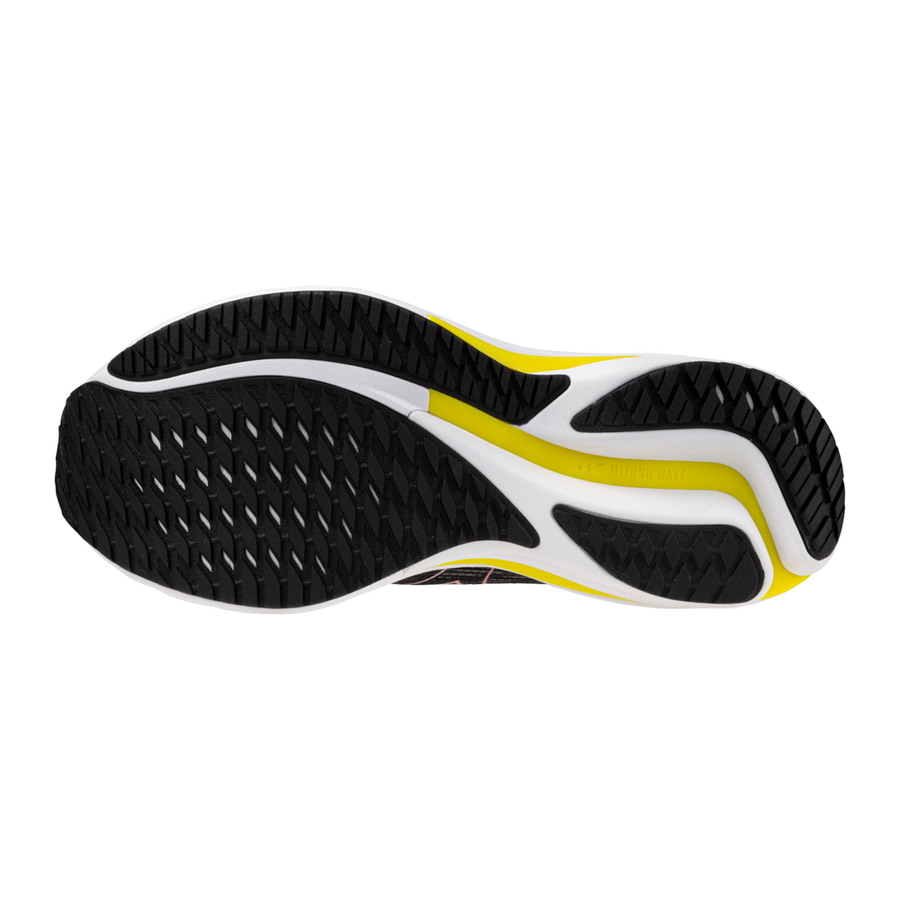 Mizuno WAVE RIDER 28 Black/White/Evening Primrose