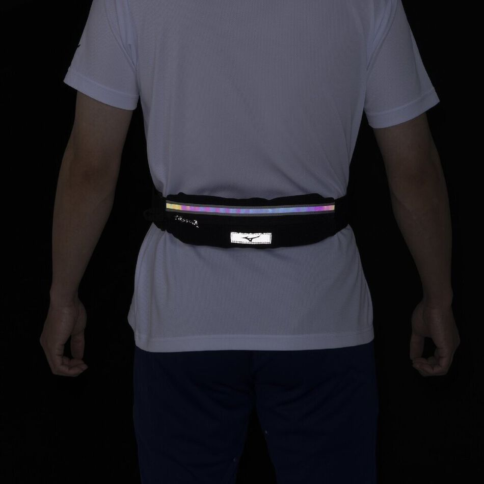 Mizuno Mesh belt pouch S NR Black/Light grey