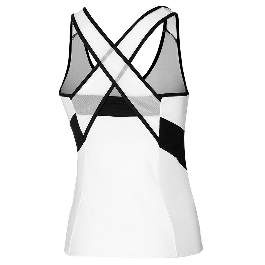 Mizuno Printed Tank White/Black
