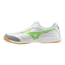 Mizuno MORELIA SALA ELITE IN White/neon green/galaxy silver